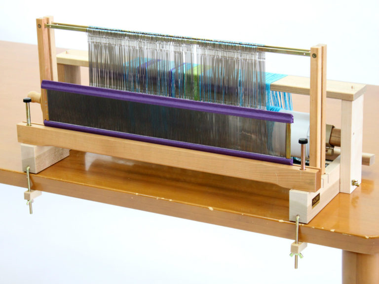 Tabletop beaming and threading holder – SAORImôr Freestyle Weaving for ...